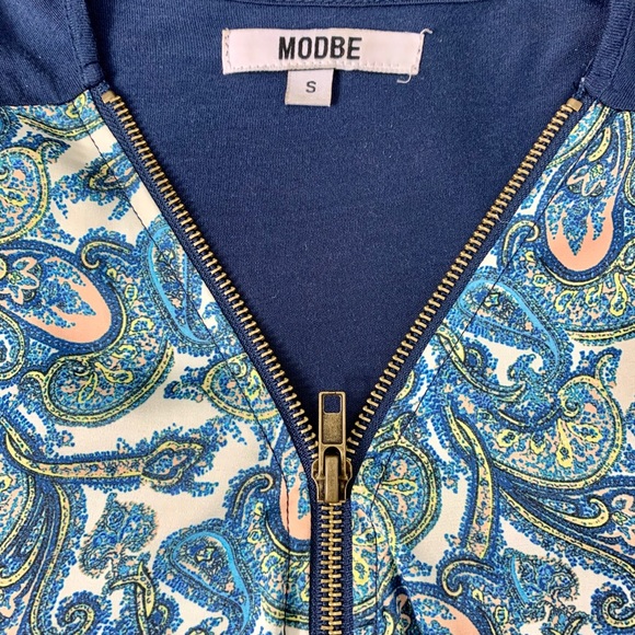 Modbe Paisley High/Low Top - Picture 4 of 4